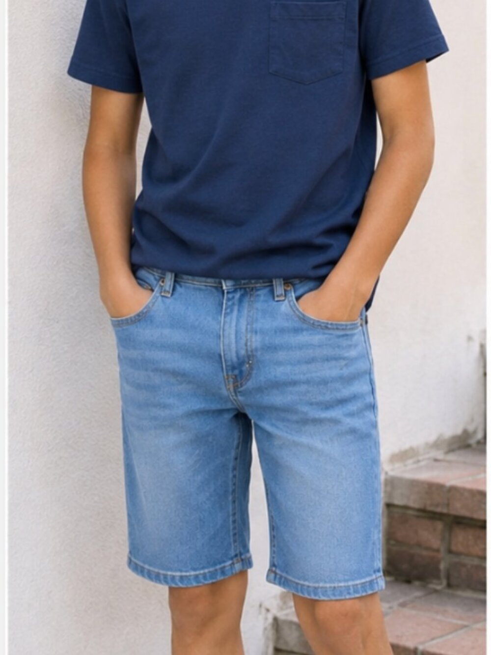 Levi's Boys 511 Slim Denim Shorts Light Wash Size 12 Reg W26